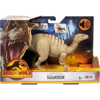 Figurka Mattel Jurský svět: Nadvláda dinosaurus Iguanodon divoký řev HDX41
