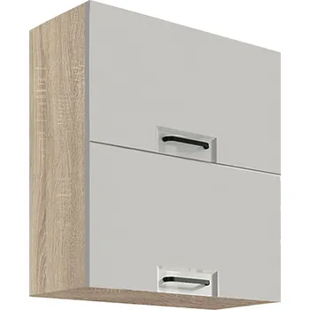 FAVORIT s | horní skříňka FL-47G výklopná | 60 cm | šedá lesk | VÝBĚR KORPUSU a KOVÁNÍ