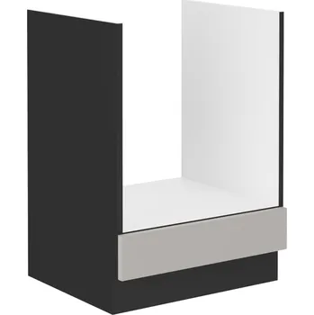 Kuchyňská skříňka ARONA | dolní skříňka 60 D GAZ na vestavnou troubu | 60 cm | černá/kašmír