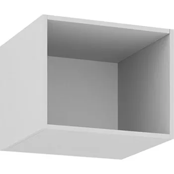 Šatní skříň FOX b | otevřený nástavec 50 | bílá | do systému FOX