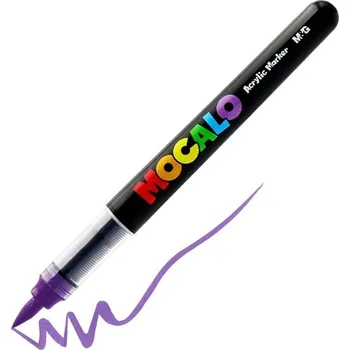 Akrylová fixa M&G Mocalo štětcová, Lilac 802