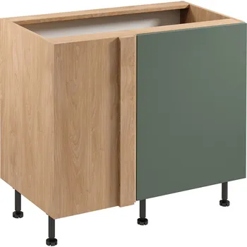 SORENTO pg | dolní skříňka D100N rohová | 120x60cm | UNI provedení | puccini/zelená