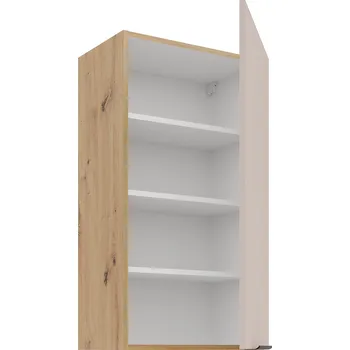 Kuchyňská skříňka SOLEA k | horní kuchyňská skříňka 50 G-90 1F policová | 50 cm | VYSOKÁ | artisan/kašmír | VÝBĚR ÚCHYTŮ