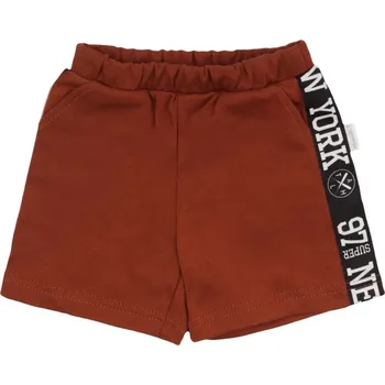 Dívčí legíny Mamatti Bavlněné kraťásky Baby Fox - hnědé Velikost: 80 (9-12m)