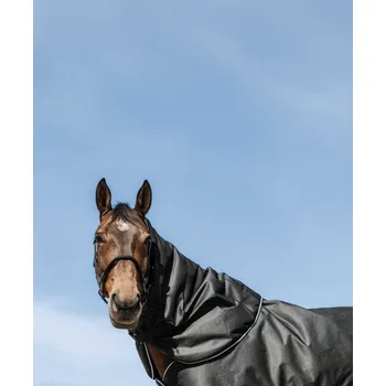 Deka pro koně EQUITHÈME Krční díl Tyrex Equithème, 200 g, černý Délka zad: PONY