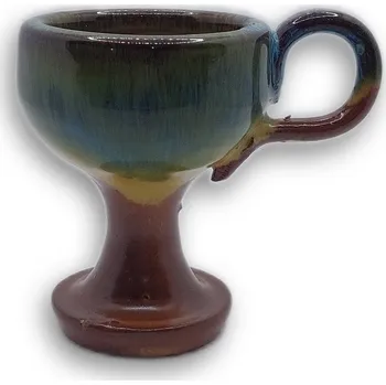 Čajovna Keramická Kadidelnice Hnědo-Zelená