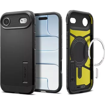 Pouzdro na mobilní telefon Pouzdro SPIGEN TOUGH ARMOR MAG kompatibilní s MagSafe pro IPHONE 17 Air černé