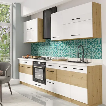 Kuchyňská linka Kuchyňská linka INFINITY b | 260 cm | artisan/bílá lesk | VÝBĚR KOVÁNÍ