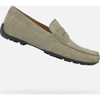 Pánská sportovní obuv Pánské mokasíny GEOX KOSMOPOLIS + GRIP SVĚTLE ZELENÁ 44