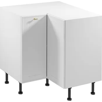 Kuchyňská skříňka SORENTO bb | dolní skříňka D90N rohová | 90x90 cm | UNI provedení | bílá