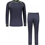 Pánský termo set ALTISPORT GAIN TMAVĚ ŠEDÁ/LIMETKOVÁ M