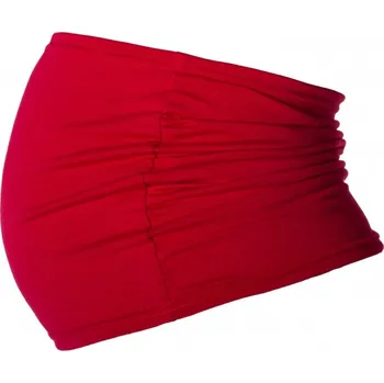 Těhotenské šaty Be MaaMaa Těhotenský pás - červený, vel. S/M Velikost oblečení: S/M