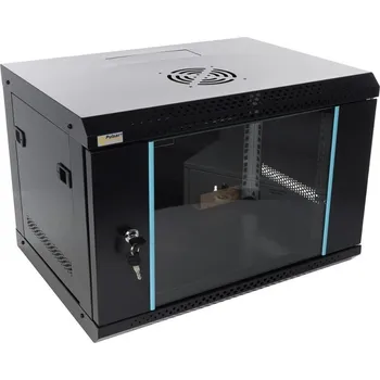 Rozvaděč PULSAR K. Bogusz sp.j. RWA654-B skříň 6U 19” RACK, nástěnná, černá, 540x400