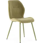 Zelené čalouněné jídelní židle v sadě 4 ks Ansu – Marckeric ID_1818996