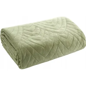 Přehoz na lůžko Přehoz na postel Eurofirany polyester 220 cm x 240 cm zelený