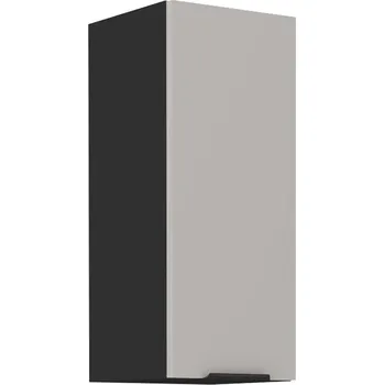 Kuchyňská skříňka ARONA | horní skříňka 30 G-72 1F s policemi | 30 cm | UNI dvířka | černá/kašmír