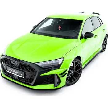Nárazník Street pro spoiler pod nárazník lipa Audi RS3 Sportback 8Y Facelift černo červené