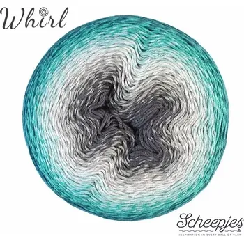 Duhové klubko Scheepjes Whirl - Zelený čaj 1000 m
