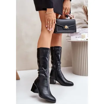 Dámské kozačky Elegance na podpatku: Jezzi kozačky z ekokůže Step in style, 39 i240_202107_2:39