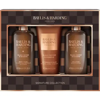 Sprchový gel Baylis & Harding Botanics sada: sprchový gel na tělo, 300 ml + šampon na vlasy, 300 ml + balzám po holení, 200 ml