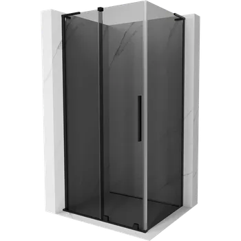 Mexen Velar L sprchový kout posuvný 110 x 75 cm, grafitový, černý - 871-110-075-43-70 Sprchové kouty