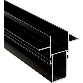 LED páska LIGHT IMPRESSIONS Deko-Light Combo vestavný profil pro trafa s křídly s křídly, 13mm, 2m černá - LIGHT IMPRESSIONS IMPR 970837