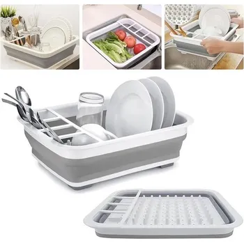 Organizace kuchyně Skládací skládací síto Mísa na těstoviny Kuchyňské kuchyňské síto Plastové sítko Mísa na mytí