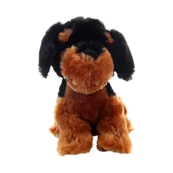 plyšák pes tmavý 30 cm