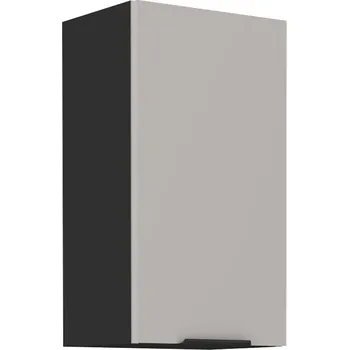 Kuchyňská skříňka ARONA | horní skříňka 40 G-72 1F s policemi | 40 cm | UNI dvířka | černá/kašmír