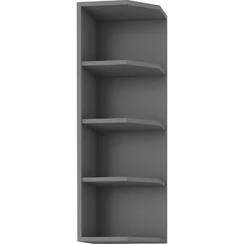 regál SCANDI sc | horní regál 30 G-90 ZAK ukončovací s policemi | 30 cm | UNI provedení | šedá
