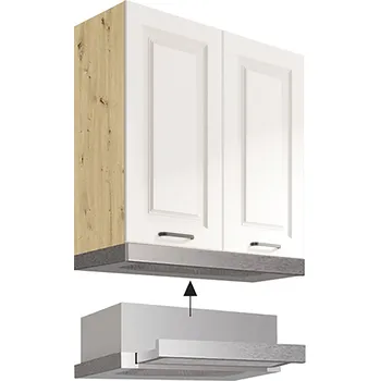 SMART b | horní skříňka SM-37G na vestavnou digestoř | 60 cm | VÝBĚR KORPUSU | bílá mat