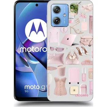 Pouzdro na mobilní telefon Picasee silikonový průhledný obal pro Motorola Moto G54 5G - Glam Babe