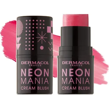 Tvářenka Dermacol Neon Mania krémová tvářenka č.1 Pink