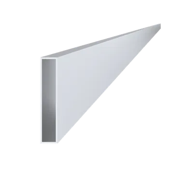 Poškodený Al jokel 100 x 20 x 2 x 6000 mm, bez povrchovej úpravy