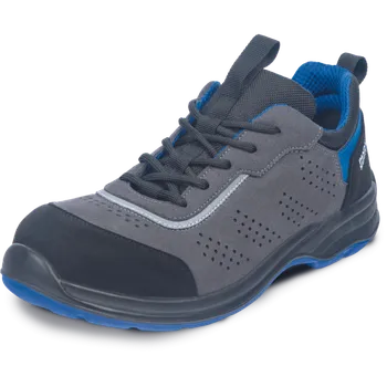 Pracovní obuv PANDA Obuv COMO MF ESD S1PS SR, polobotka s komp. špicí a stélkou 020106445404 40 Šedá/navy