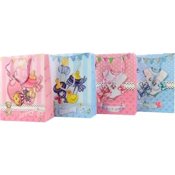 Dárková taška Dárková taška pro miminko 3D, papírová 18 × 23 × 8 cm