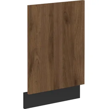 Kuchyňská skříňka MONZA o | dvířka na vestavnou myčku ZM 57x44,6 | černá/ořech okapi