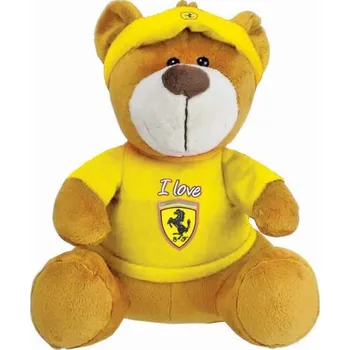 plyšák F1 officilal Velký plyšový medvídek Scuderia Ferrari žlutý