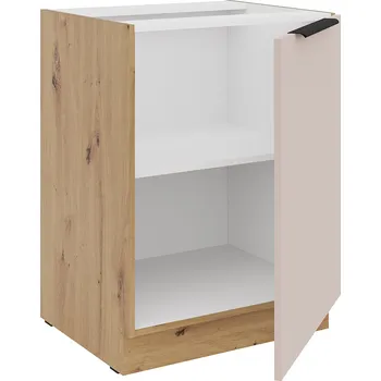 Kuchyňská skříňka SOLEA k | dolní kuchyňská skříňka 60 D 1F policová | 60 cm | UNI | artisan/kašmír | VÝBĚR ÚCHYTŮ