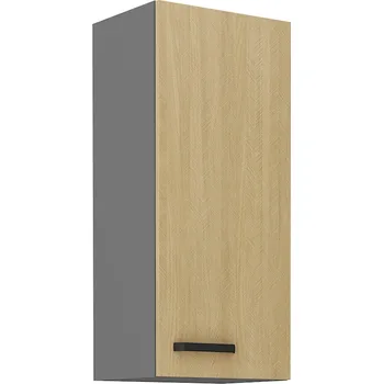 Kuchyňská skříňka SCANDI sc | horní skříňka 40 G-90 1F s policemi | 40 cm | VYSOKÁ | šedá/rybí kost