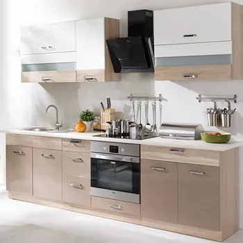 Kuchyňská linka Kuchyňská linka PREMIO | 270 cm | sonoma/bílá/cappuccino lesk