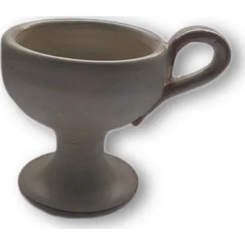 Vonná tyčinka Keramická Kadidelnice s Ouškem – Bílá, Autentický Řecký Design