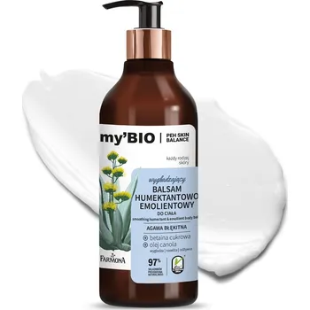 Tělový krém My'Bio Peh Skin Balance Humektanty-Emolienty vyhlazující zvlhčující tělový balzám, 400 ml