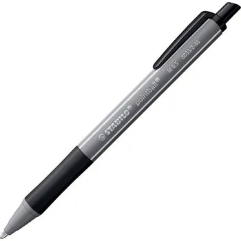 Kuličkové pero STABILO pointball colorful - černá