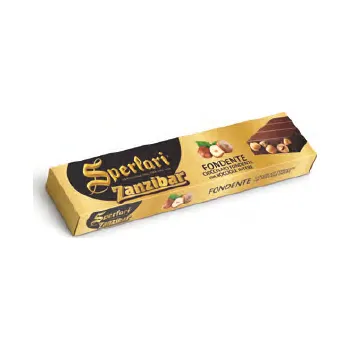 Pečivo Sperlari Hořká čokoláda Zanzibar s celými lískovými oříšky 250g