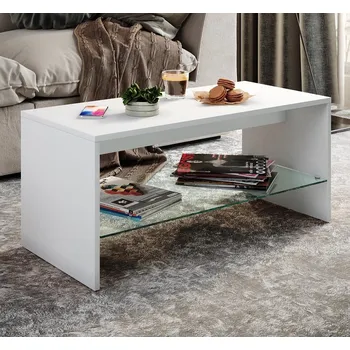 Konferenční stolek Vcm Konferenční stolek Wisal, bílý