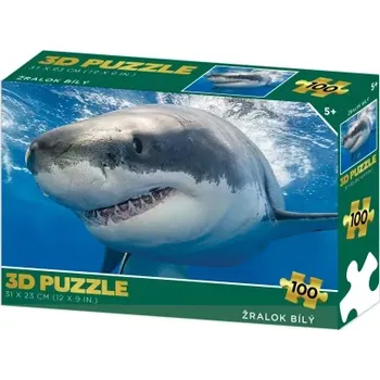 Puzzle 3D puzzle Žralok bílý