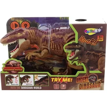 autíčko Dinosaurus na baterie se světlem a zvuky