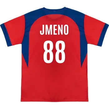 SportDres Červený fotbalový dres s vlastním potiskem Velikost: 146 (9–10 let)