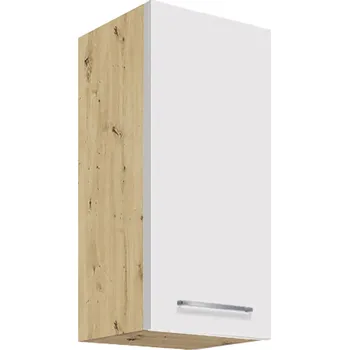 Kuchyňská skříňka CREATIVA wh | horní skříňka CRE-30G s policemi | 30 cm | VÝBĚR KORPUSU | bílá lesk